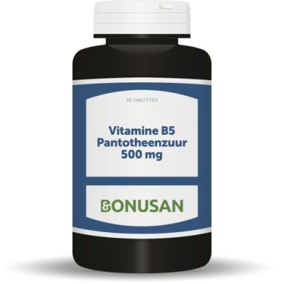 Foto van Bonusan vitamine b5 500 pantotheenzuur 90tab via drogist
