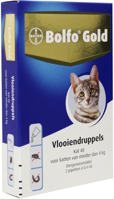 Foto van Bolfo druppels voor katten 2x0.4m via drogist