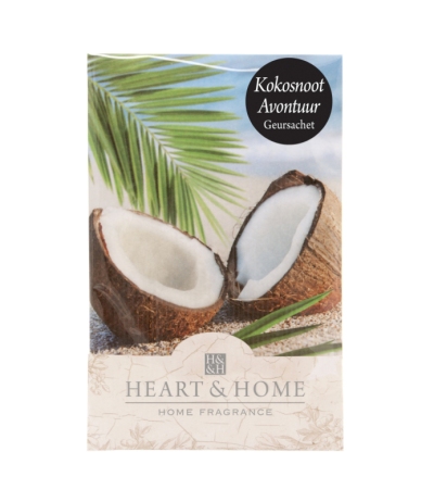 Heart & home geursachet - kokosnoot avontuur 1st  drogist