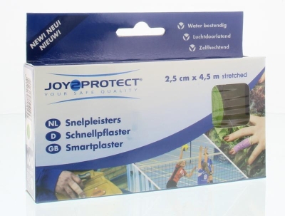 Foto van Joy2protect snelpleisters groen 2.5 cm x 4.5 m 2rol via drogist