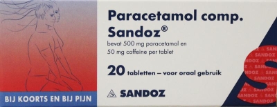 Foto van Sandoz paracetamol comp 20tb via drogist