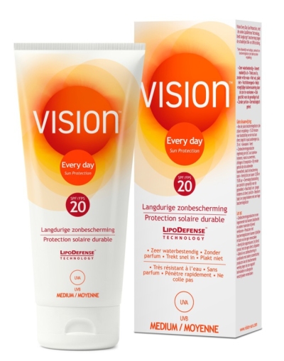 Vision zonnebrand every day sun protection spf 20 200ml  drogist