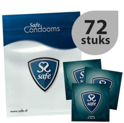Foto van Safe condooms xl 72st via drogist