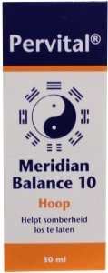 Foto van Pervital meridian balance 10 hoop 30ml via drogist