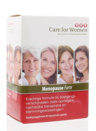 Foto van Care for women menopause forte 60c via drogist