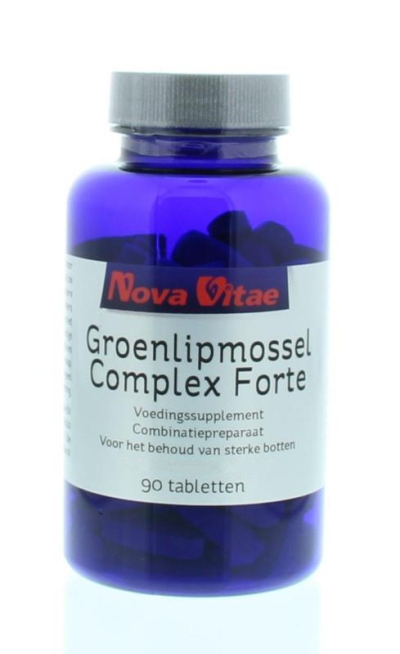 Foto van Nova vitae groenlipmossel complex forte 90tab via drogist