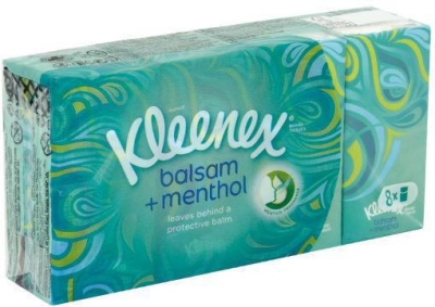 Foto van Kleenex balsam fresh zakdoekjes 8x9st via drogist