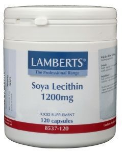 Foto van Lamberts lecithine 1200 mg 120cap via drogist