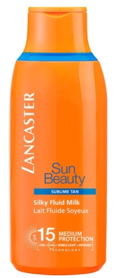 Foto van Lancaster sun beauty silky milk sublime tan spf15 175ml via drogist