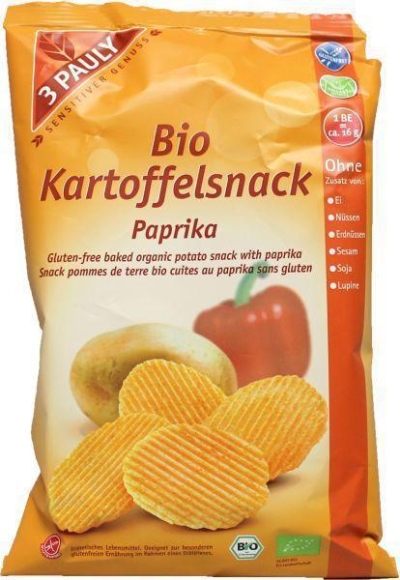 3pauly aardappelsnack paprika 85g  drogist