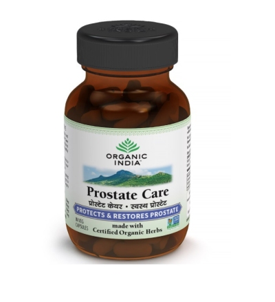 Foto van Organic india prostate care capsules 90cp via drogist