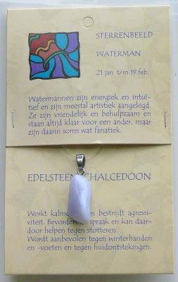 Foto van Steengoed hanger sterrenbeeldsteen waterman 1kaart via drogist