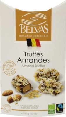 Belvas truffels amandel 100g  drogist