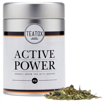 Foto van Teatox active power green tea 50gr via drogist