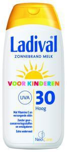Ladival zonnebrand melk spf 30 kind 200 ml  drogist