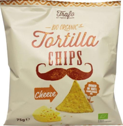 Foto van Trafo tortilla chips nacho 75g via drogist