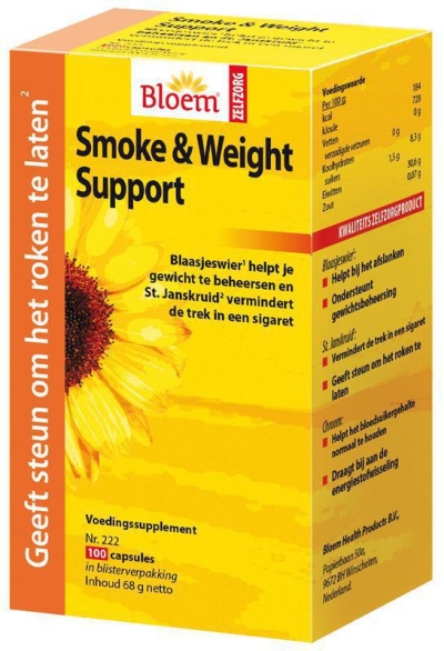 Foto van Bloem smoke & weight support 100cap via drogist