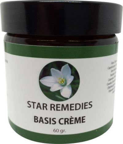 Foto van Star remedies basis creme 100% natuurlijk 60g via drogist