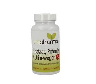 Foto van Unipharma prostaat potentie & urinewegen 60tb via drogist