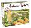 Foto van Le pain des fleurs mais rijst crackers 150g via drogist
