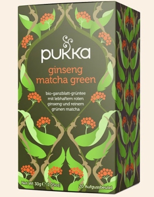 Foto van Pukka ginseng matcha green 20zk via drogist