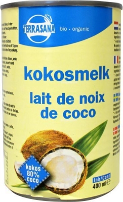 Terrasana kokosmelk 22% vet 400ml  drogist