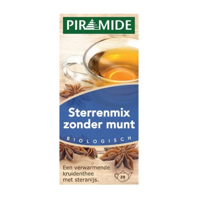 Piramide sterrenmix zonder munt thee eko 20st  drogist