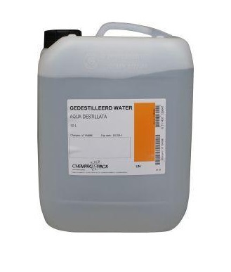 Chempropack gedestilleerd water 10ltr  drogist
