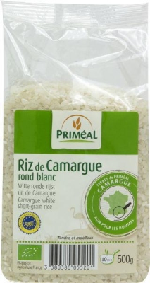 Foto van Primeal witte ronde rijst camargue 500g via drogist