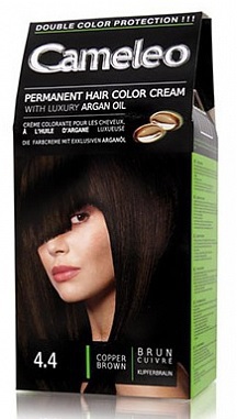 Foto van Cameleo haarkleuring permanente creme kleuring koper bruin 4.4 1 stuk via drogist