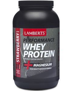 Lamberts whey protein strawberry 1000g  drogist