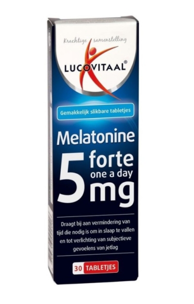Foto van Lucovitaal melatonine forte 5mg 30tb via drogist