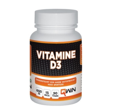 Foto van Qwin vitamine d3 60 tabletten via drogist