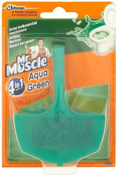 Mr muscle toiletblok aqua green 40g  drogist