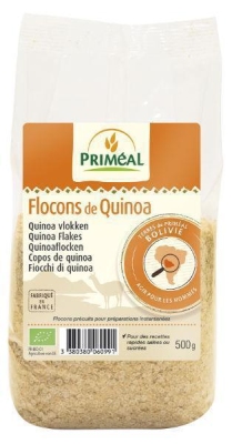 Foto van Primeal quinoa flakes 500g via drogist
