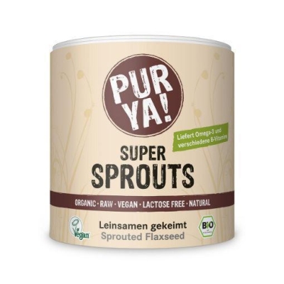 Purya super sprouts flax seeds 200g  drogist