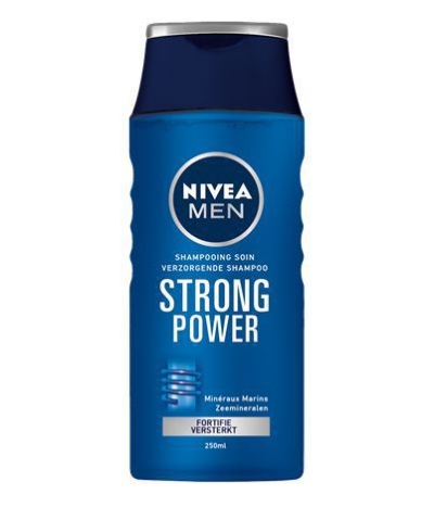 Foto van Nivea shampoo strong power for men 250ml via drogist