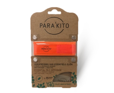 Parakito armband oranje met 2 tabletten 1st  drogist