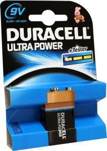 Duracell ultra power 9v 1st  drogist
