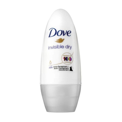 Foto van Dove deodorant roll on invisible 50ml via drogist