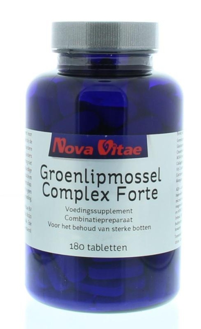 Nova vitae groenlipmossel complex forte 180tab  drogist