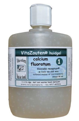 Foto van Vita reform van der snoek calcium fluoratum huidgel nr. 01 90ml via drogist