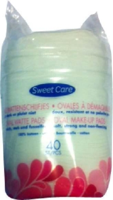Foto van Sweetcare wattenschijfjes max ovaal 40st via drogist