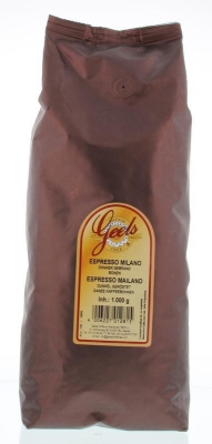 Foto van Geels espresso milano donkere bonen 1kg via drogist
