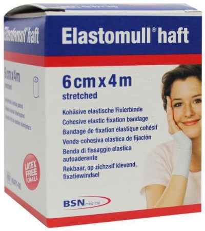 Foto van Elastomull elastomull haft 4m x 6cm 45471 1 via drogist