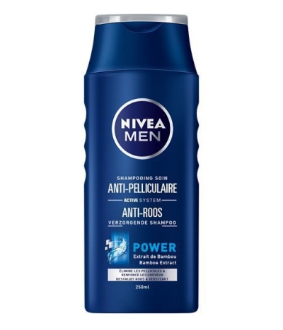 Foto van Nivea nivea men power shampoo anti roos 250ml via drogist