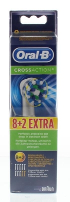 Foto van Oral-b opzetborstel eb50 cross action 8+2 via drogist