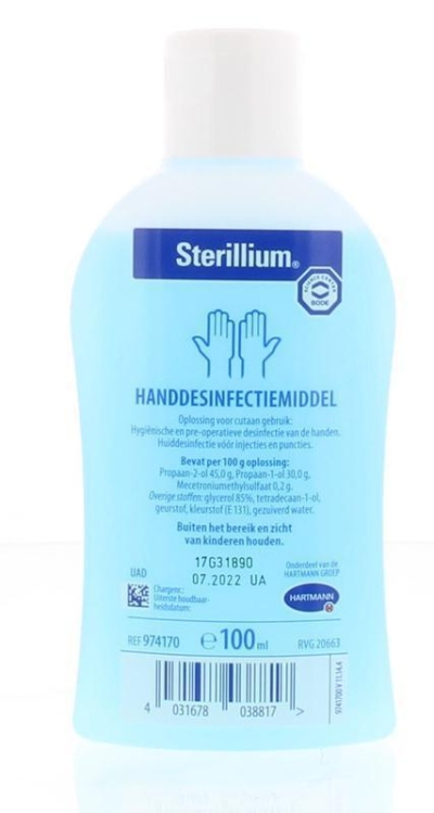 Foto van Sterillium desinfectie lotion 100ml via drogist