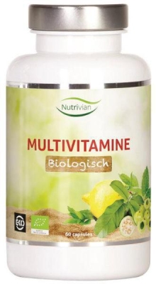 Foto van Nutrivian multivitamine biologisch 60cap via drogist