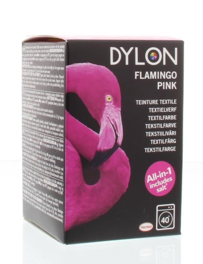 Foto van Dylon textielverf 29 flamingo pink 350g via drogist